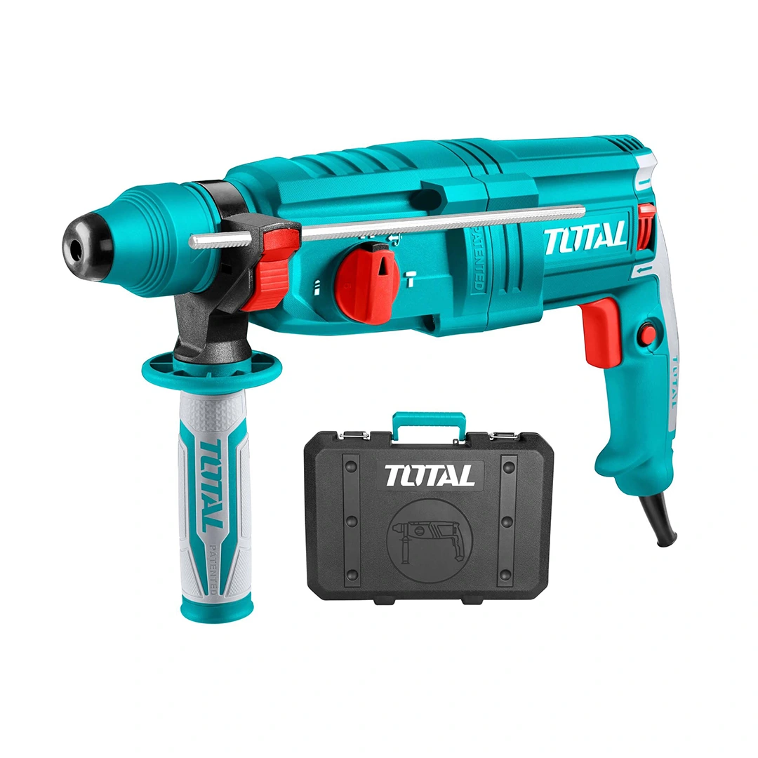 220 240V 800W 1,200rpm 3 In 1 Rotary Hammer Drill Machine Total Brand TH308268 (4)