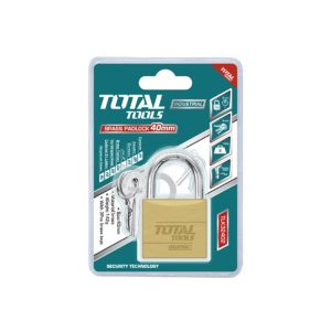 50MM Heavy Duty Brass Padlock Total Brand TLK32502 MR Enterprise