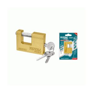 80MM Heavy Duty Brass Padlock Total Brand TLK32803 MR Enterprise