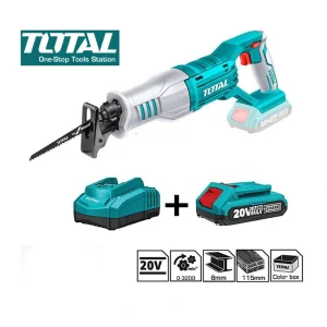 Lithium Ion reciprocating saw (with Battery & Charger) 20V TOTAL TRSLI1151 (1)