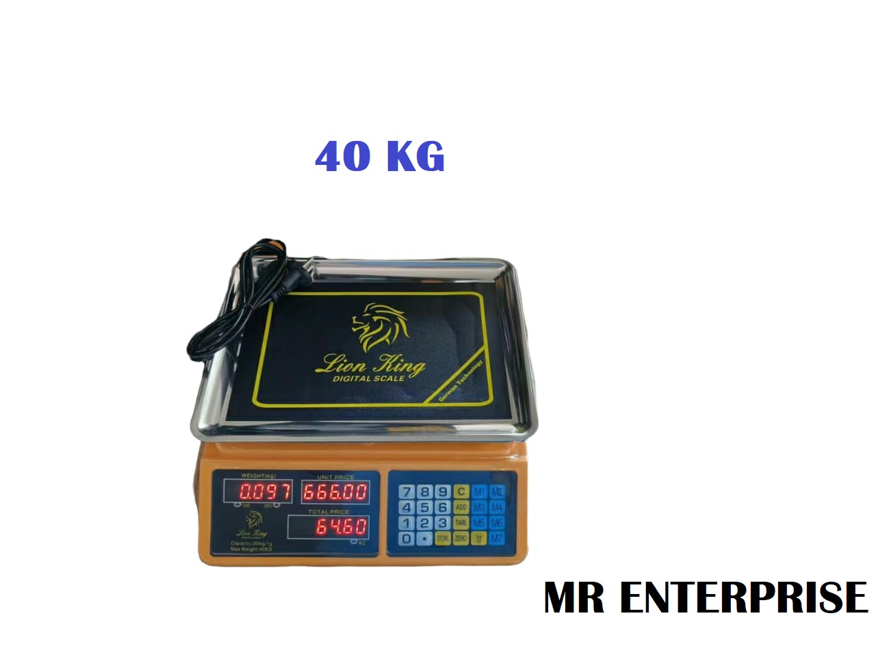 LION KING Digital Price Computing Scale - 40KG (NORMAL KEYPAD)