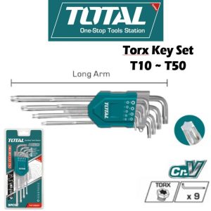 Torx Key short T10-T50 TOTAL-THT106391