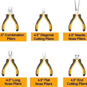 6 Pcs MINI PLIERS SET INGCO-HMPS06115
