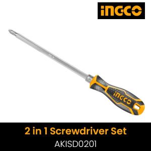 2 IN 1 SCREWDRIVER SET 6" INGCO-AKISD0201