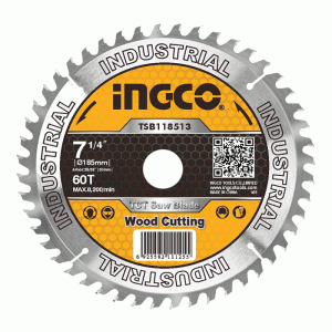 TCT SAW BLADE 185mm(7-1/4") 60T INGCO-TSB118513