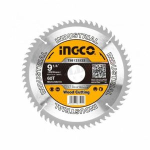 Brand: INGCO Model Name/Number: TSB123523 235mm(9-1/4″) 60T, arbor:30mm 16mm and 25.4 ring