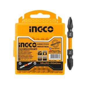 Impact screwdriver bits PH2+PH2 65mm INGCO-SDBIM21PH233