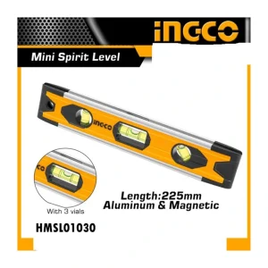 Mini SPIRIT LEVEL 9″ INGCO HMSL01030 (1)