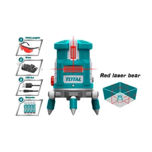 Self leveling line laser(Red laser beams) 30M Total – TLL306505 (2)