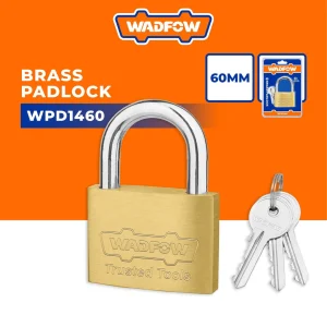 wadfow wadfow 60mm brass padlock wpd1460 padlocks accessories 31936443252870